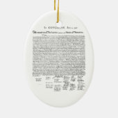 Unabhängigkeitserklärung Keramikornament (Hinten)