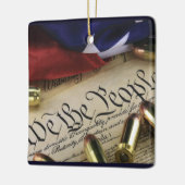 Unabhängigkeitserklärung Keramikornament (Links)