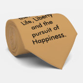 Unabhängigkeitserklärung Krawatte. Krawatte (Gerollt)