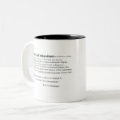 Unabhängigkeitserklärung - Lasst uns Brandon gehen Zweifarbige Tasse (Vorderseite Links)