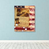 Unabhängigkeitserklärung Leinwanddruck (Insitu (Holzboden))