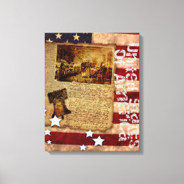 Unabhängigkeitserklärung Leinwanddruck