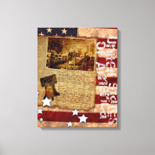 Unabhängigkeitserklärung Leinwanddruck