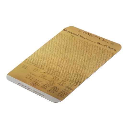 Unabhängigkeitserklärung Magnet (Linke Seite)