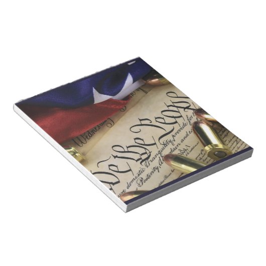 Unabhängigkeitserklärung Notizblock (angewinkelt)