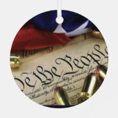 Unabhängigkeitserklärung Ornament Aus Metall (Rückseite)