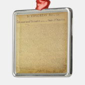 Unabhängigkeitserklärung Ornament Aus Metall (Links)