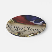 Unabhängigkeitserklärung Pappteller (Schrägansicht)