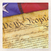 Unabhängigkeitserklärung Patriotische Untersetzer (Vorderseite)