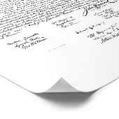 Unabhängigkeitserklärung Poster (Ecke)