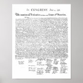 Unabhängigkeitserklärung Poster (Vorne)