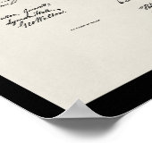 Unabhängigkeitserklärung Poster (Ecke)