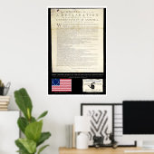 Unabhängigkeitserklärung Poster (Heimbüro)