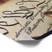 Unabhängigkeitserklärung Poster (Ecke)