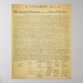 Unabhängigkeitserklärung Poster (Vorne)