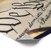 Unabhängigkeitserklärung Poster (Ecke)