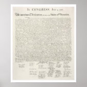 Unabhängigkeitserklärung Poster (Vorne)