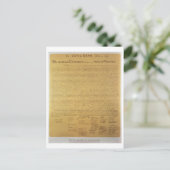 Unabhängigkeitserklärung Postkarte (Stehend Vorderseite)