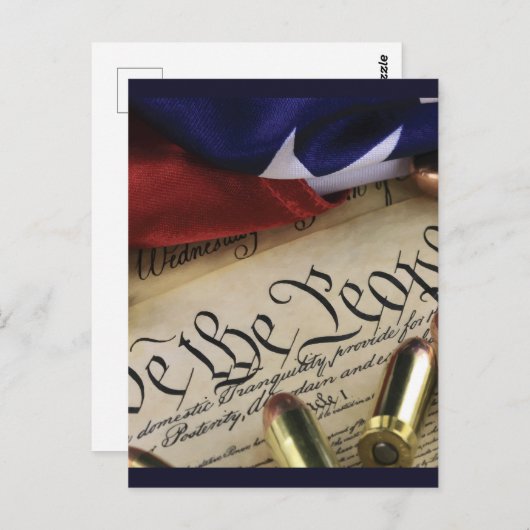 Unabhängigkeitserklärung Postkarte (Vorne/Hinten)