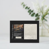 Unabhängigkeitserklärung Postkarte (Stehend Vorderseite)