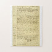 Unabhängigkeitserklärung Puzzle (Vertikal)