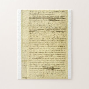 Unabhängigkeitserklärung Puzzle