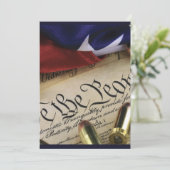 Unabhängigkeitserklärung Save The Date (Stehend Vorderseite)