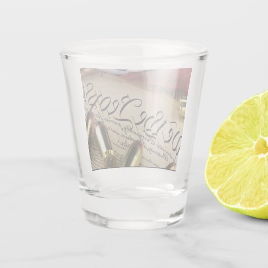 Unabhängigkeitserklärung Schnapsglas (Rückseite)