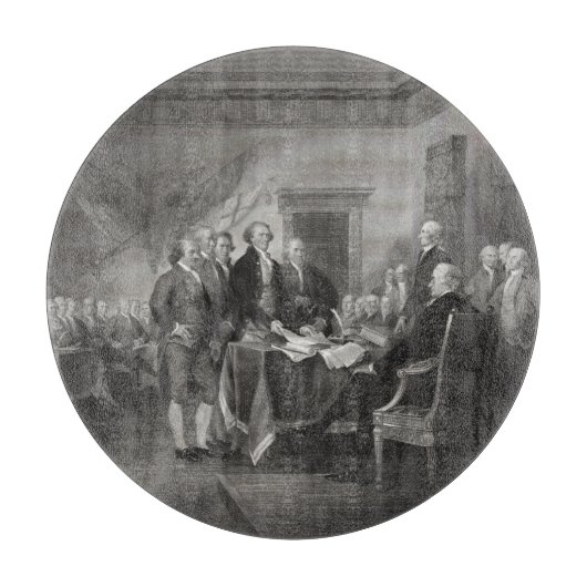 Unabhängigkeitserklärung Schneidebrett (Vorderseite)