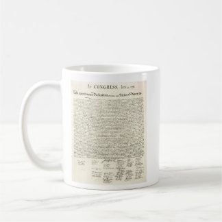 Unabhängigkeitserklärung-Tasse Kaffeetasse