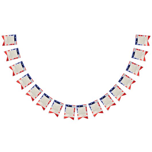 Unabhängigkeitserklärung Text-amerikanische Flagge (Alle)