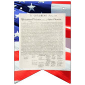 Unabhängigkeitserklärung Text-amerikanische Flagge (Erste Fahne)