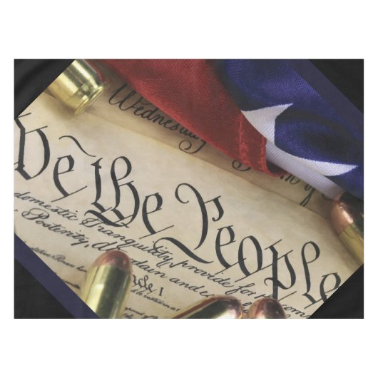 Unabhängigkeitserklärung Tischdecke (Vorderseite (Horizontal))