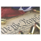 Unabhängigkeitserklärung Tischdecke (Vorderseite (Horizontal))