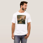 Unabhängigkeitserklärung und Ben Franklin Zitat T-Shirt (Vorne ganz)