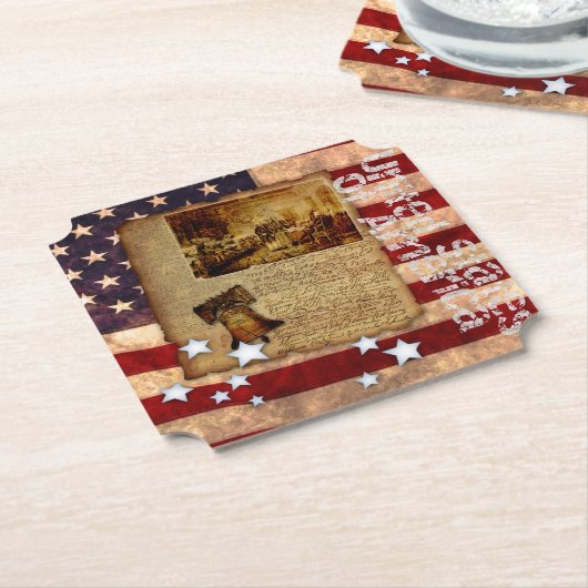 Unabhängigkeitserklärung Untersetzer (angewinkelt)