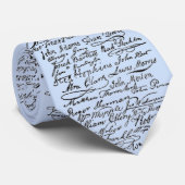 Unabhängigkeitserklärung Unterzeichnungen Krawatte (Gerollt)