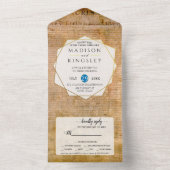 Unabhängigkeitserklärung 📜 US-Parlament All In One Einladung (Innen Boden)