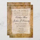 Unabhängigkeitserklärung 📜 US-Parlament Einladung (Vorne/Hinten)