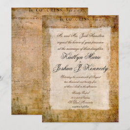 Unabhängigkeitserklärung 📜 US-Parlament Einladung