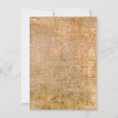 Unabhängigkeitserklärung 📜 US-Parlament Einladung (Rückseite)