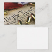 Unabhängigkeitserklärung Visitenkarte (Vorne/Hinten)