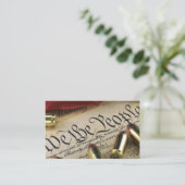 Unabhängigkeitserklärung Visitenkarte (Stehend Vorderseite)