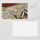 Unabhängigkeitserklärung Visitenkarte (Vorne/Hinten)