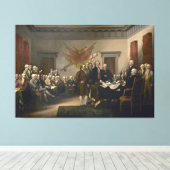 Unabhängigkeitserklärung von John Trumbull Leinwanddruck (Insitu (Holzboden))