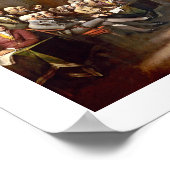 Unabhängigkeitserklärung von John Trumbull Poster (Ecke)