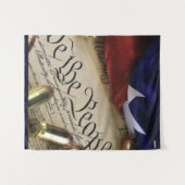 Unabhängigkeitserklärung Wandteppich (Vorderseite (Horizontal))