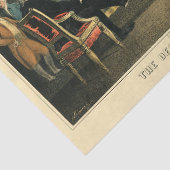 Unabhängigkeitserklärung, Wiederherstellung der En Seidenpapier (Detail)