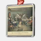 Unabhängigkeitserklärung, Wiederherstellung, Weihn Ornament Aus Metall (Links)