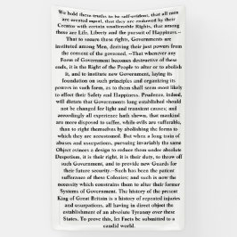 Unabhängigkeitserklärung: Wir halten diese Wahrhei Banner